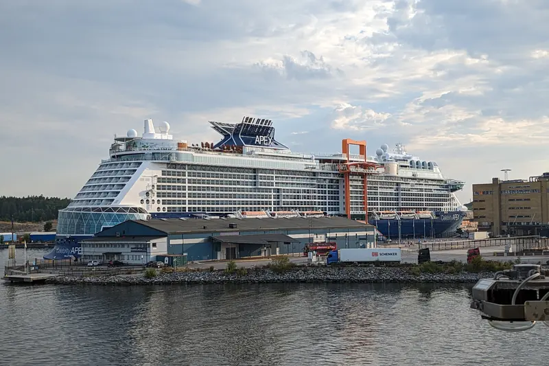 Celebrity Cruises' Celebrity Apex berthed in Stockholm