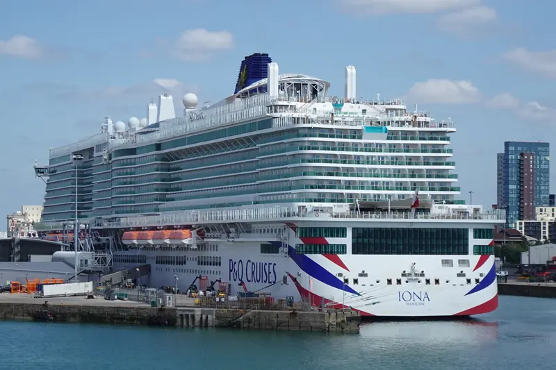 P&O Cruises' Iona at Southampton