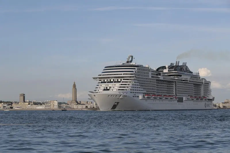 MSC Cruises' MSC Meraviglia in Le Havre, France