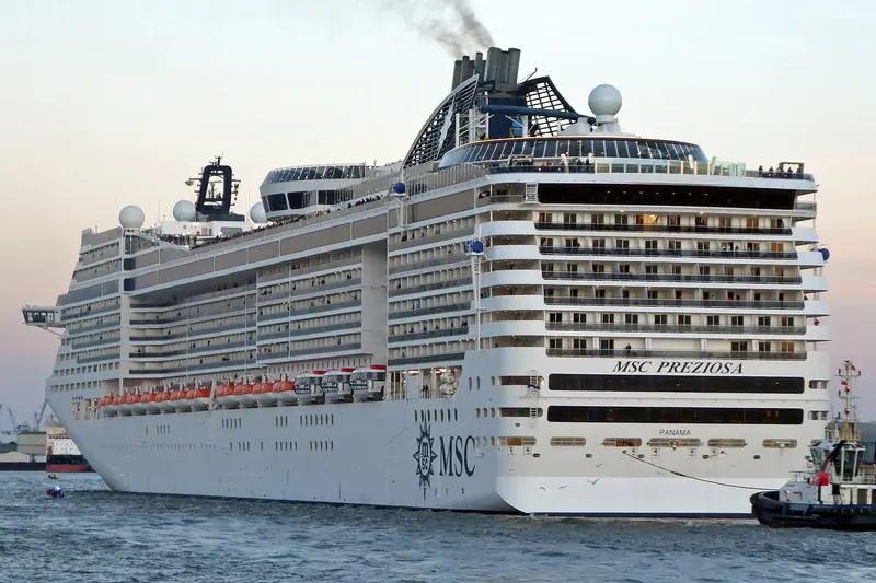 MSC Cruises' MSC Preziosa in Hamburg