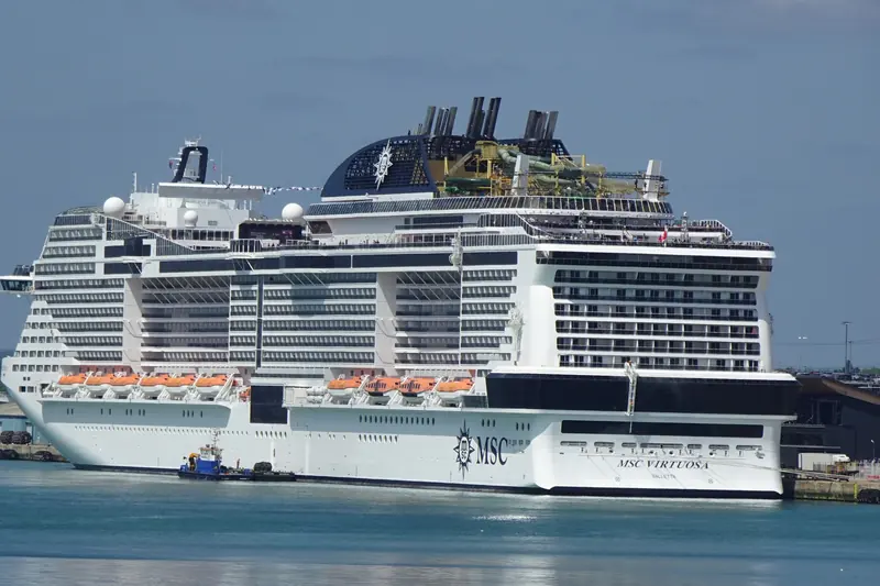 MSC Cruises' MSC Virtuosa at Southampton