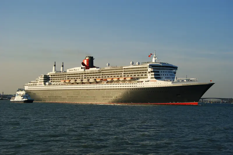 Cunard's Queen Mary 2 leaving Southampton
